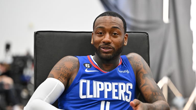 John Wall Brings Kobe Shoe Collection to NBA Media Day